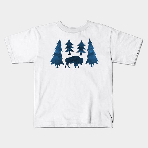 Buffalo Kids T-Shirt by TheJollyMarten